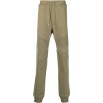Pantalones estampados verdes de algodón con logo BALMAIN talla L para hombre 