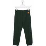 Pantalones casual infantiles verdes de poliester informales con logo Gucci 6 años 