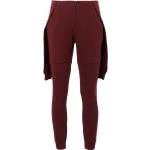 Pantalones ajustados rojos de algodón rebajados Aganovich talla M para mujer 