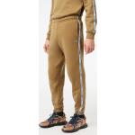 Pantalones marrones de poliester de chándal tallas grandes con logo Lacoste talla 3XL para hombre 