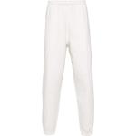 Pantalones ajustados blancos de poliester con logo Nike Swoosh 
