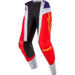 Pantalones rojos de piel de motociclismo Alpinestars Techstar talla XL 