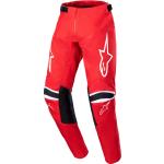 Pantalones rojos de poliester de deporte infantiles Alpinestars Racer 