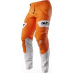 Pantalones naranja de cuero de motociclismo Shot 
