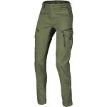 Pantalones verdes de algodón de motociclismo Macna para mujer 