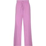 Pantalones orgánicos rosas de algodón con pijama de materiales sostenibles para mujer 