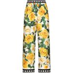 Pantalones amarillos de seda con pijama Dolce & Gabbana talla 3XL para mujer 