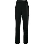 Pantalones clásicos negros de seda rebajados ancho W40 largo L36 HAIDER ACKERMANN talla L para mujer 