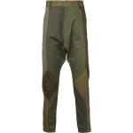 Pantalones caidos verdes de algodón ancho W30 largo L28 Mostly heard rarely seen talla XXS para hombre 