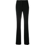 Pantalones acampanados negros de viscosa ancho W42 MOSCHINO talla XXL para mujer 