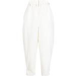 Pantalones blancos de poliamida de lino rebajados ancho W40 STELLA McCARTNEY talla XL para mujer 