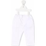 Jeans ajustables infantiles blancos de algodón rebajados Armani Emporio Armani 6 años 