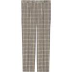 Pantalones grises de poliester de lino ancho W48 a cuadros Gucci para hombre 