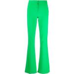 Pantalones acampanados verdes de poliester The Attico talla XL para mujer 