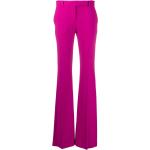 Pantalones rosas de viscosa de tiro bajo ancho W40 Alexander McQueen talla 3XL para mujer 