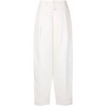 Pantalones blancos de lino de lino ancho W40 Etro talla XXL para mujer 