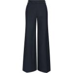 Pantalones clásicos azul marino de mohair rebajados Oscar de la Renta talla XS para mujer 