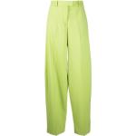 Pantalones clásicos verdes de algodón The Attico talla XL para mujer 