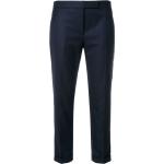 Pantalones pitillos azules de seda ancho W44 Thom Browne talla 3XL para mujer 