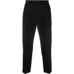 Pantalones negros de algodón de lino rebajados talla M para hombre 