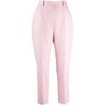 Pantalones clásicos rosas de lana Alexander McQueen talla XXL para mujer 