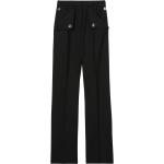 Pantalones clásicos negros de mohair Burberry talla XXS para mujer 