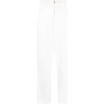 Pantalones clásicos blancos de poliamida Dion Lee para mujer 