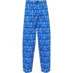 Pantalones estampados azules de algodón ancho W44 Balenciaga con motivo de París para hombre 