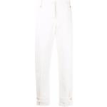 Pantalones clásicos blancos de algodón rebajados ancho W42 militares Alexander McQueen talla XXL para mujer 