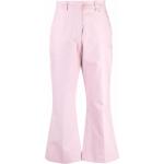 Pantalones acampanados rosas de poliester rebajados ancho W38 MSGM talla L para mujer 