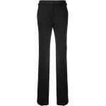 Pantalones ajustados negros de poliester rebajados con rayas Tom Ford talla S para mujer 