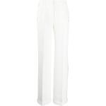 Pantalones clásicos blancos de poliester ancho W40 Off-White talla XL para mujer 