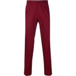 Pantalones clásicos rojos de algodón rebajados Dolce & Gabbana para hombre 