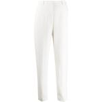Pantalones clásicos blancos de viscosa ancho W44 Alexander McQueen talla 3XL para mujer 