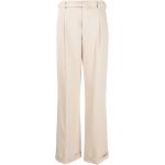 Pantalones clásicos beige de lana rebajados Ralph Lauren Collection talla XXS para mujer 