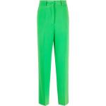 Pantalones clásicos verdes de poliester rebajados talla M para mujer 