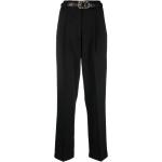 Pantalones clásicos negros de viscosa rebajados ancho W38 Liu Jo Junior talla XL para mujer 