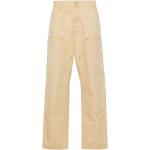 Pantalones casual orgánicos beige de poliester ancho W30 largo L34 informales con logo Carhartt Work In Progress de materiales sostenibles para hombre 