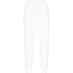 Pantalones blancos de algodón de chándal rebajados con rayas Ralph Lauren Polo Ralph Lauren talla L para mujer 