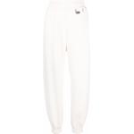Pantalones blancos de algodón de chándal rebajados con logo Philipp Plein para mujer 