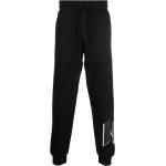 Pantalones orgánicos negros de poliester de chándal rebajados con logo Karl Lagerfeld talla S de materiales sostenibles para hombre 