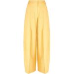 Pantalones amarillos de poliester de lino rebajados Jacquemus talla XS para mujer 