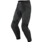 Pantalones grises de cuero de motociclismo perforados DAINESE talla 3XL para mujer 