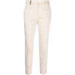 Pantalones pitillos blancos de poliester rebajados ancho W42 PESERICO talla XXL para mujer 