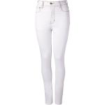 Pantalones pitillos blancos de algodón rebajados ancho W40 largo L36 talla XS para mujer 