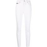 Pantalones pitillos blancos de algodón ancho W44 con logo Dolce & Gabbana talla 3XL para mujer 