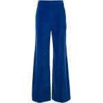 Pantalones acampanados azules de algodón rebajados talla XS para mujer 
