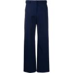 Pantalones azules de tiro bajo rebajados ancho W36 informales Nina Ricci Nina talla M para mujer 