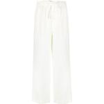 Pantalones blancos de lino de lino informales Ralph Lauren Polo Ralph Lauren talla L para mujer 
