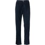 Pantalones azules de algodón de pana rebajados ancho W32 largo L33 informales KITON para hombre 